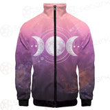 Triple Moon Wicca SED-0161 Stand-up Collar Jacket
