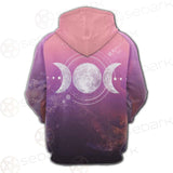 Triple Moon Wicca SED-0161 Hoodie Raglan