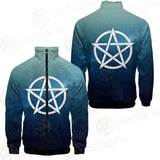 Religious Sign Wicca SED-0162 Stand-up Collar Jacket