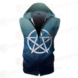 Religious Sign Wicca SED-0162 Zip Sleeveless Hoodie