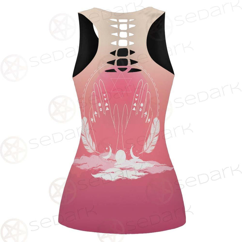 Wicca Coven SED-0163 Hollow Out Tank Top