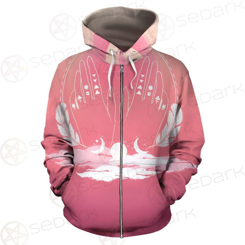 Wicca Coven SED-0163 Zip-up Hoodies