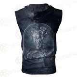 Wicca Universe SED-0164 Zip Sleeveless Hoodie