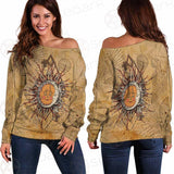 Bohemian Sun And Moon SED-0165 Off Shoulder Sweaters