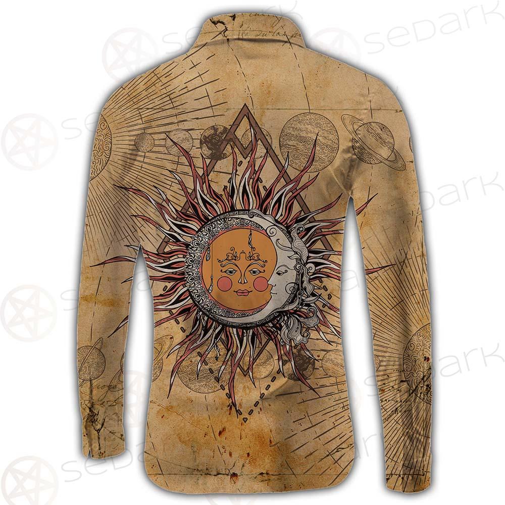 Bohemian Sun And Moon SED-0165 Long Sleeve Shirt