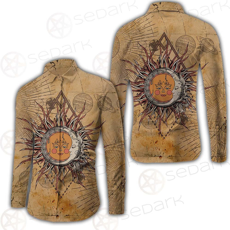 Bohemian Sun And Moon SED-0165 Long Sleeve Shirt