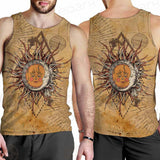 Bohemian Sun And Moon SED-0165 Men Tank-tops