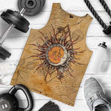 Bohemian Sun And Moon SED-0165 Men Tank-tops