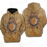 Bohemian Sun And Moon SED-0165 Hoodie Raglan