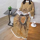 Bohemian Sun And Moon SED-0165 Sleeved Blanket