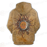 Bohemian Sun And Moon SED-0165 Hoodie Raglan Zip