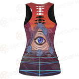 Eye Of Providence SED-0166 Hollow Out Tank Top