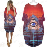 Eye Of Providence SED-0166 Batwing Pocket Dress