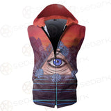 Eye Of Providence SED-0166 Zip Sleeveless Hoodie