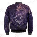 Wicca Pattern Moon And Sun SED-0167 Bomber Jacket