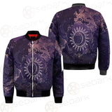 Wicca Pattern Moon And Sun SED-0167 Bomber Jacket