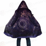 Wicca Pattern Moon And Sun SED-0167 Cloak with bag