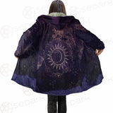 Wicca Pattern Moon And Sun SED-0167 Cloak with bag