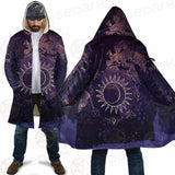 Wicca Pattern Moon And Sun SED-0167 Cloak with bag