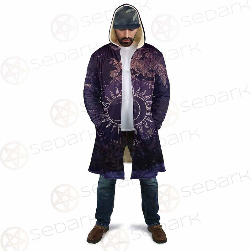 Wicca Pattern Moon And Sun SED-0167 Cloak no bag