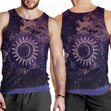 Wicca Pattern Moon And Sun SED-0167 Men Tank-tops