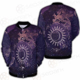 Wicca Pattern Moon And Sun SED-0167 Button Jacket