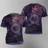 Wicca Pattern Moon And Sun SED-0167 Unisex T-shirt
