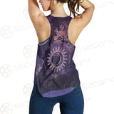 Wicca Pattern Moon And Sun SED-0167 Women Tank Top