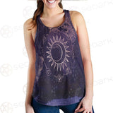 Wicca Pattern Moon And Sun SED-0167 Women Tank Top