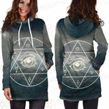 Wicca Symbol SED-0169 Hoodie Dress