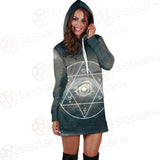 Wicca Symbol SED-0169 Hoodie Dress