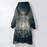 Wicca Symbol SED-0169 Oversized Sherpa Blanket Hoodie