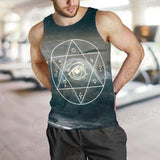 Wicca Symbol SED-0169 Men Tank-tops