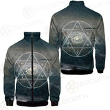 Wicca Symbol SED-0169 Stand-up Collar Jacket