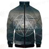 Wicca Symbol SED-0169 Stand-up Collar Jacket