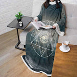 Wicca Symbol SED-0169 Sleeved Blanket