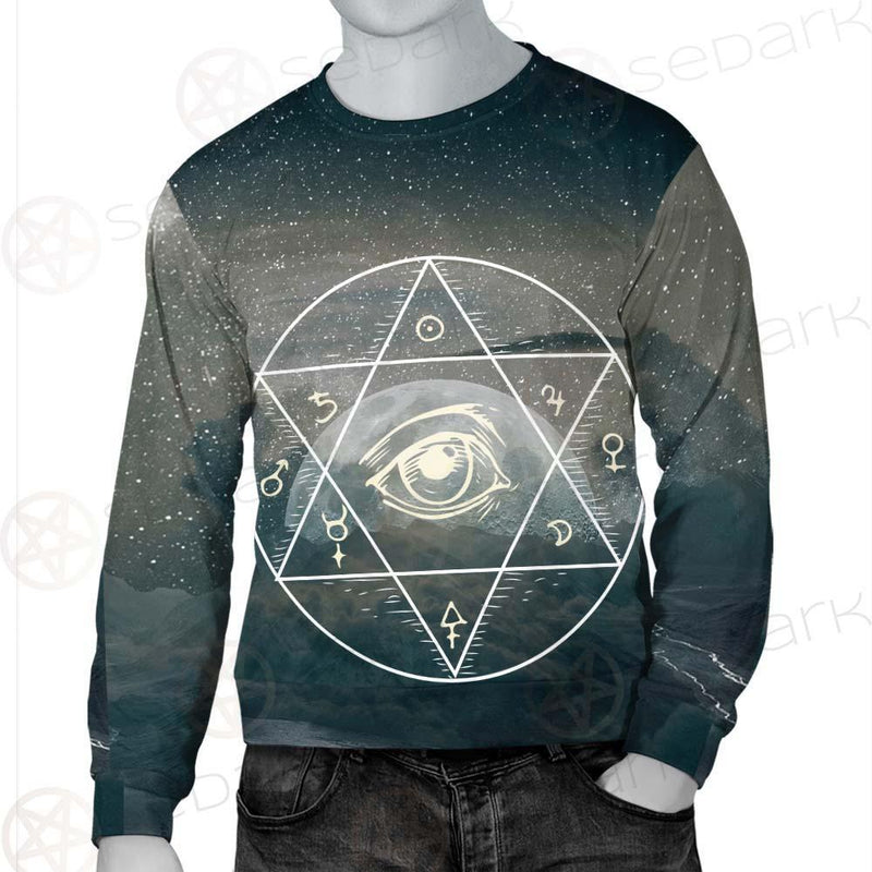 Wicca Symbol SED-0169 Unisex Sweatshirt