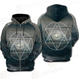 Wicca Symbol SED-0169 Hoodie Raglan Zip