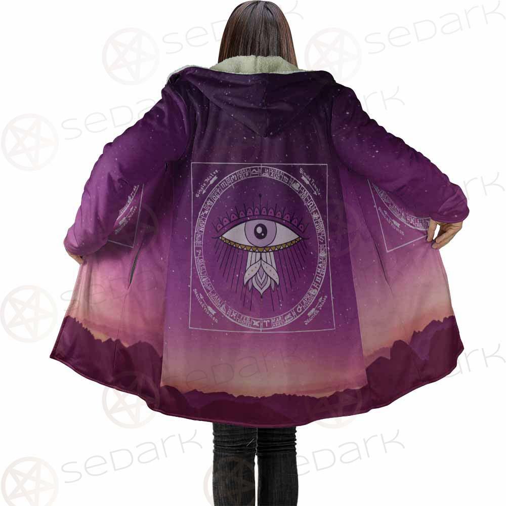 Eye Pattern Month SED-0170 Cloak with bag