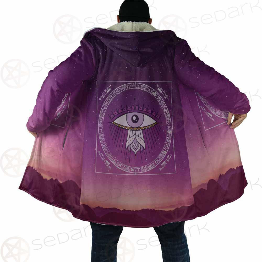 Eye Pattern Month SED-0170 Cloak with bag