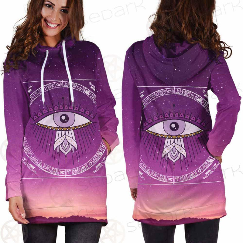 Eye Pattern Month SED-0170 Hoodie Dress