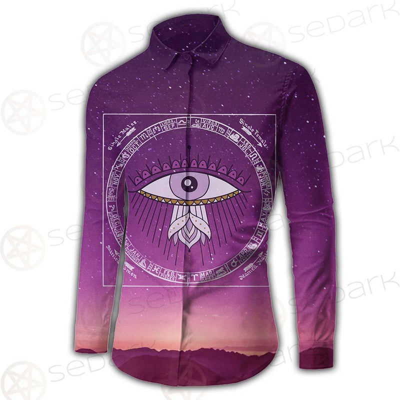 Eye Pattern Month SED-0170 Long Sleeve Shirt