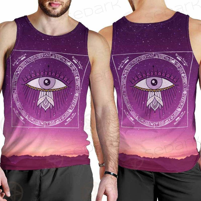 Eye Pattern Month SED-0170 Men Tank-tops