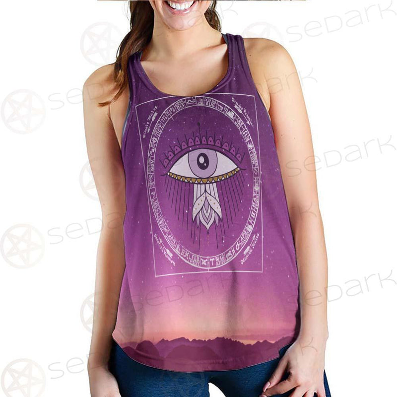 Eye Pattern Month SED-0170 Women Tank Top