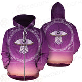 Eye Pattern Month SED-0170 Zip-up Hoodies