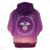 Eye Pattern Month SED-0170 Hoodie Raglan Zip