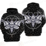 Satanic Death Moth SED-0171 Hoodie Raglan