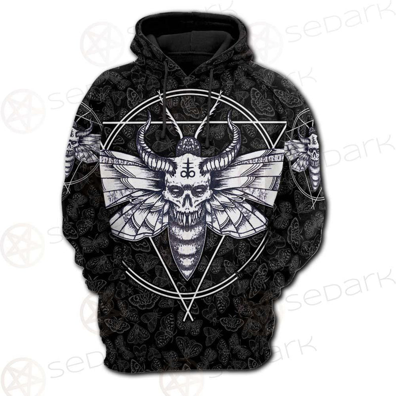 Satanic Death Moth SED-0171 Hoodie Raglan