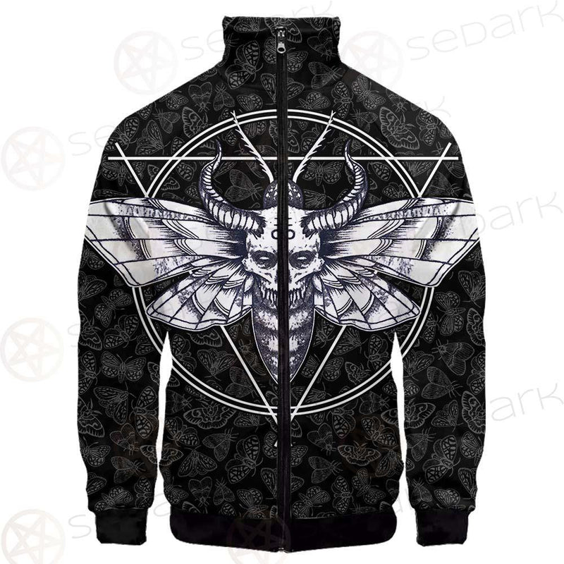 Satanic Death Moth SED-0171 Stand-up Collar Jacket