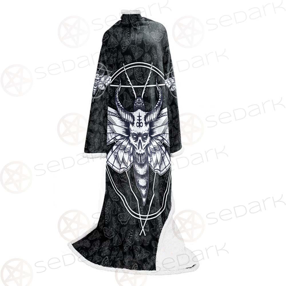 Satanic Death Moth SED-0171 Sleeved Blanket